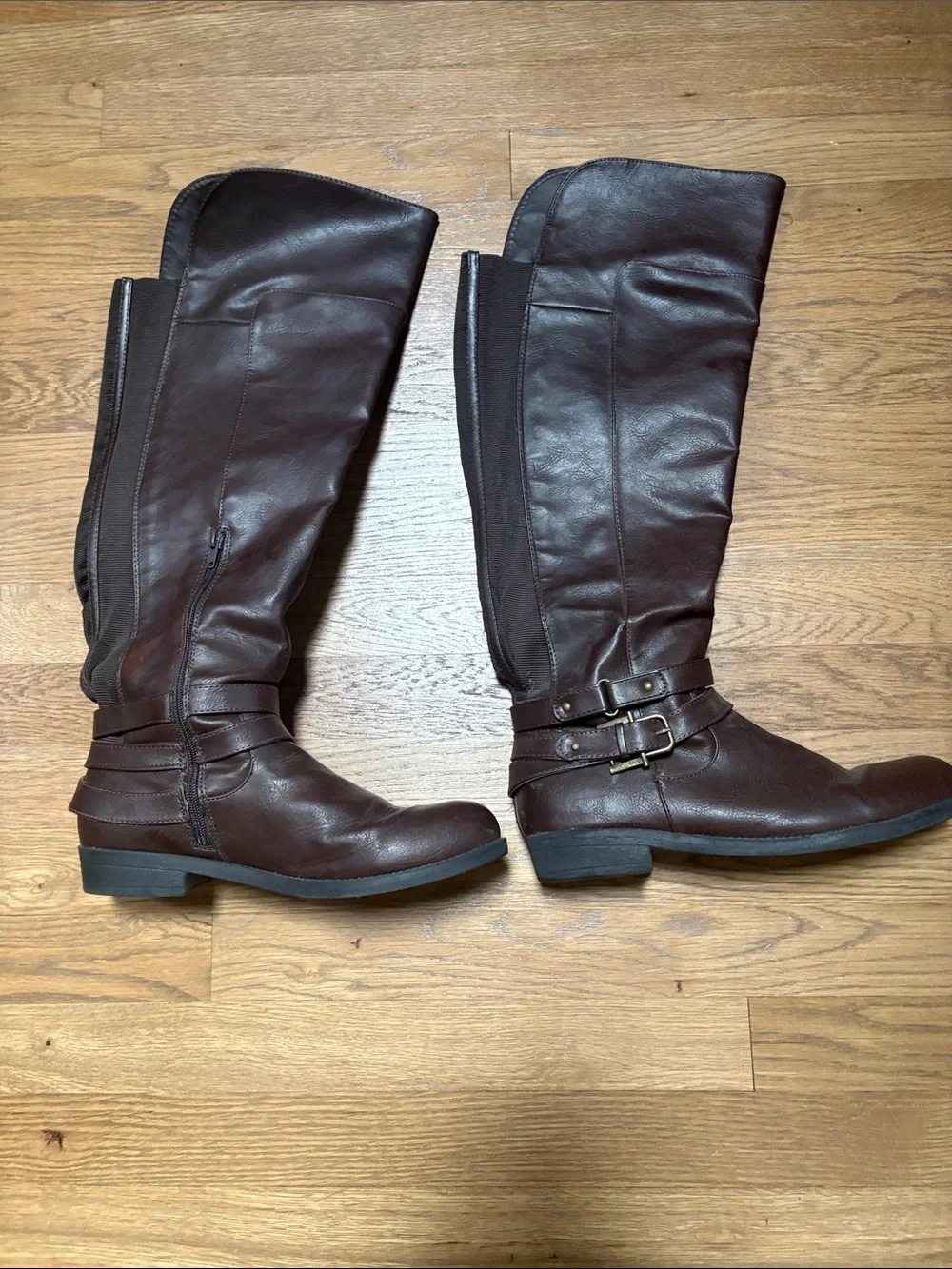 Life Stride Women's Over-the-Knee Riding Boots in Dark Brown